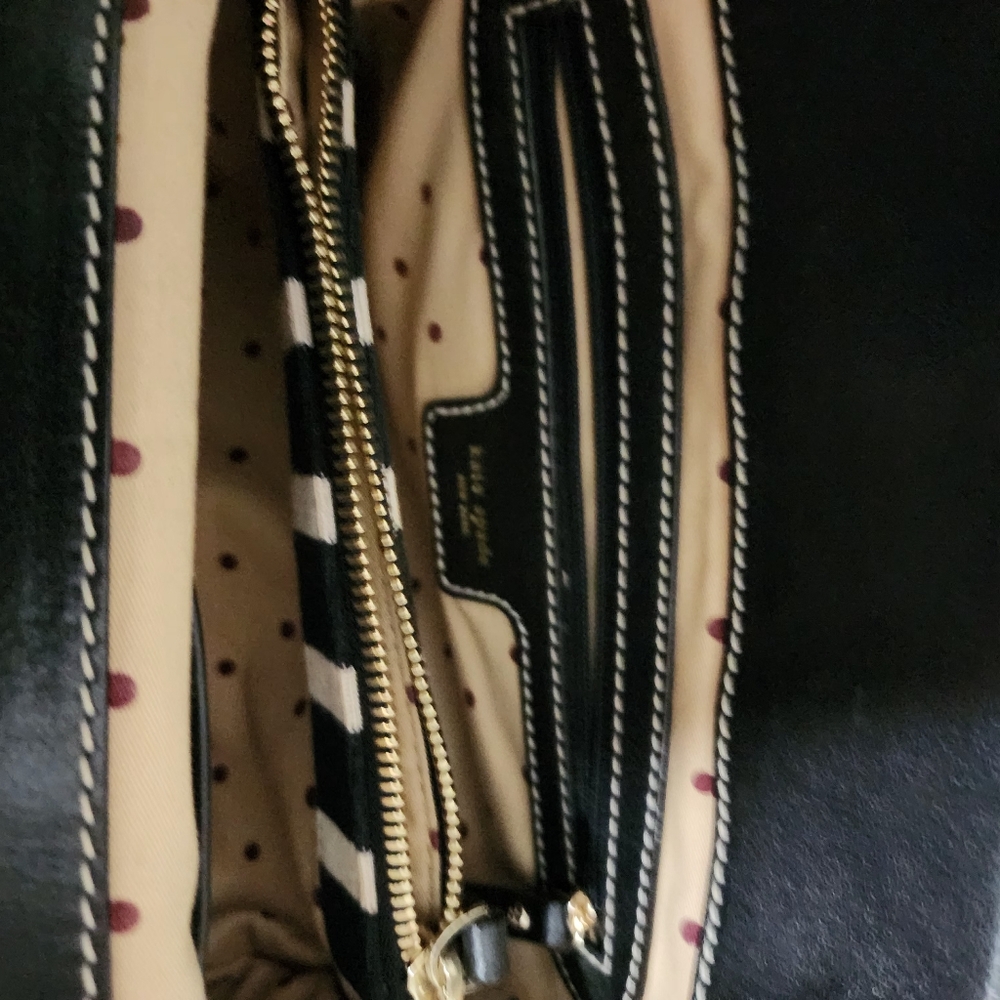 Kate Spade Black and Red Striped Mini Bag - Picture 6 of 10
